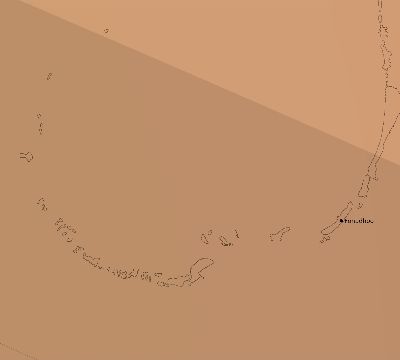 Map of the average cloud coverage across Maldives for the solar eclipse of 12/09/2197