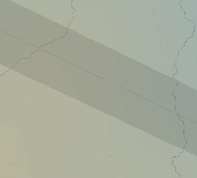 Map of the average cloud coverage across Cameroon for the solar eclipse of 11/09/2208