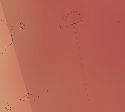 Map of the average cloud coverage across Svalbard and Jan Mayen for the solar eclipse of 07/08/2214