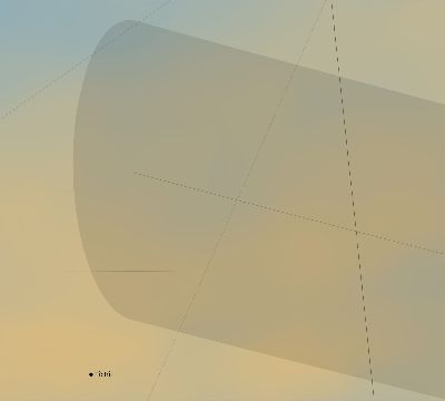 Map of the average cloud coverage across Mauritania for the solar eclipse of 02/12/2222