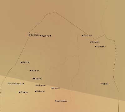 Map of the average cloud coverage across Eswatini (Swaziland) for the solar eclipse of 02/01/2223