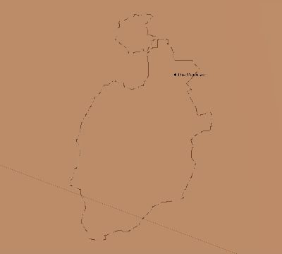 Map of the average cloud coverage across Colombia for the solar eclipse of 07/28/2223