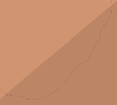 Map of the average cloud coverage across Micronesia for the solar eclipse of 05/27/2226