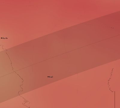 Map of the average cloud coverage across Indonesia for the solar eclipse of 03/26/2229