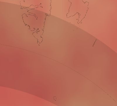 Map of the average cloud coverage across Svalbard and Jan Mayen for the solar eclipse of 07/18/2232