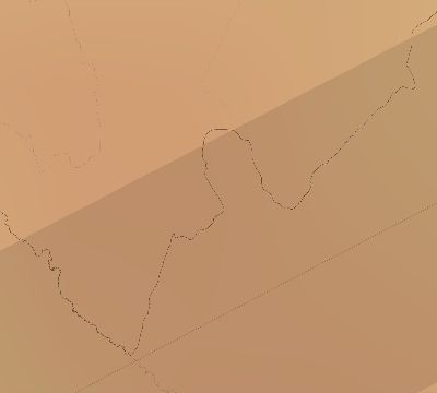 Map of the average cloud coverage across Panama for the solar eclipse of 12/31/2233