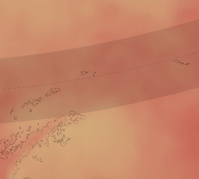 Map of the average cloud coverage across Antarctica for the solar eclipse of 10/30/2236