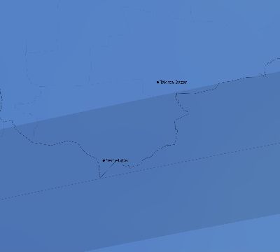Map of the average cloud coverage across Turkmenistan for the solar eclipse of 08/08/2241