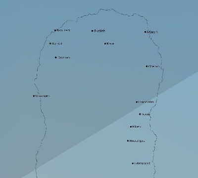Map of the average cloud coverage across Comoros for the solar eclipse of 06/06/2244