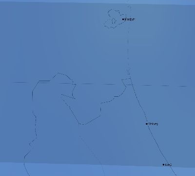 Map of the average cloud coverage across Oman for the solar eclipse of 09/18/2248