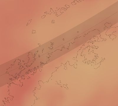 Map of the average cloud coverage across Antarctica for the solar eclipse of 01/22/2251