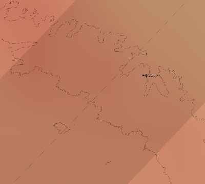 Map of the average cloud coverage across South Georgia for the solar eclipse of 01/22/2251