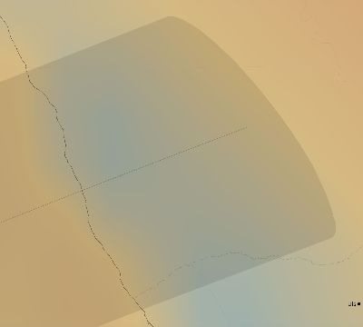 Map of the average cloud coverage across Namibia for the solar eclipse of 01/22/2251