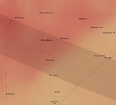 Map of the average cloud coverage across Somalia for the solar eclipse of 07/19/2251