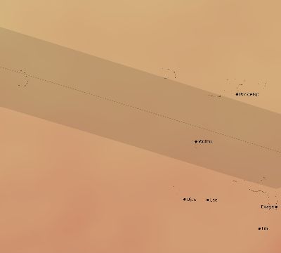 Map of the average cloud coverage across Marshall Islands for the solar eclipse of 05/07/2255