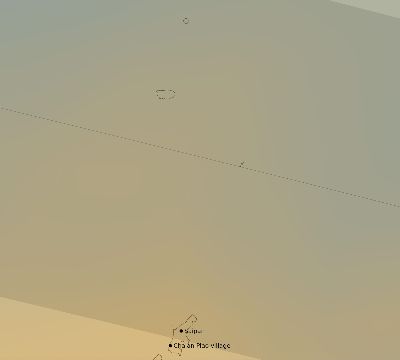 Map of the average cloud coverage across Northern Mariana Islands for the solar eclipse of 05/07/2255