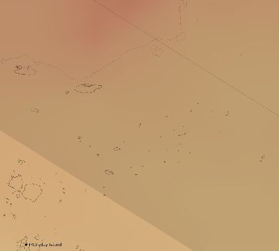 Map of the average cloud coverage across Australia for the solar eclipse of 10/31/2255