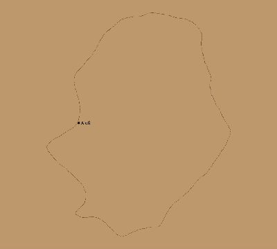 Map of the average cloud coverage across Niue for the solar eclipse of 10/31/2255