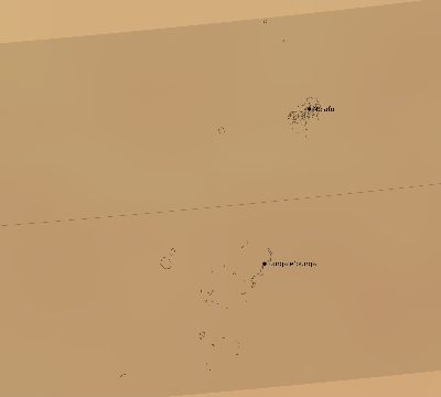 Map of the average cloud coverage across Tonga for the solar eclipse of 10/31/2255