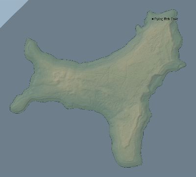 Map of the eclipse path across Christmas Island on 04/07/1502