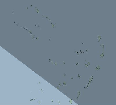 Map of the eclipse path across Maldives on 10/01/1502