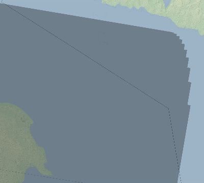 Map of the eclipse path across Canada on 03/27/1503