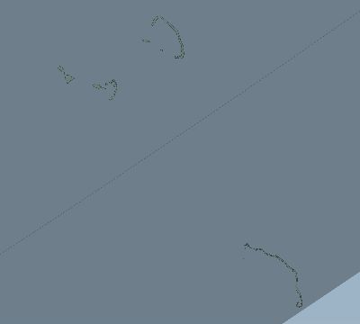 Map of the eclipse path across Kiribati on 03/27/1503