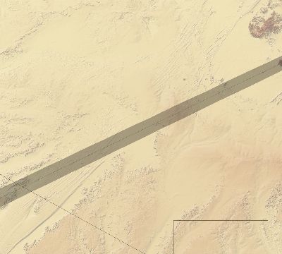 Map of the eclipse path across Libya on 12/23/1516