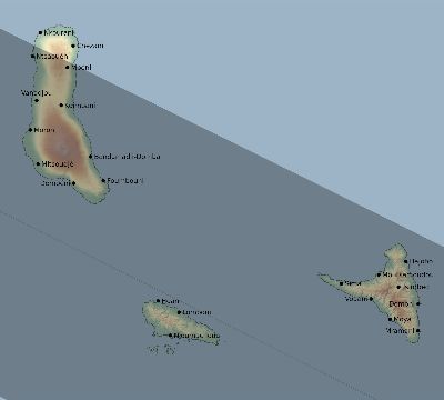 Map of the eclipse path across Comoros on 12/13/1517