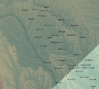 Map of the eclipse path across Moldova on 06/08/1518