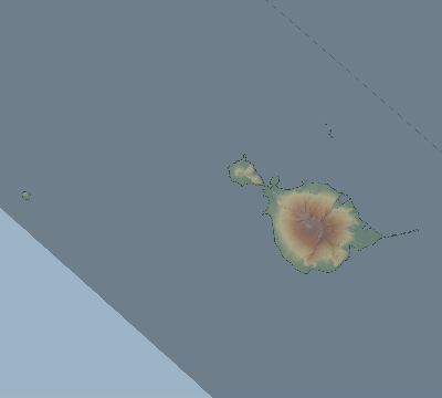 Map of the eclipse path across Heard Island and McDonald Islands on 07/11/1534