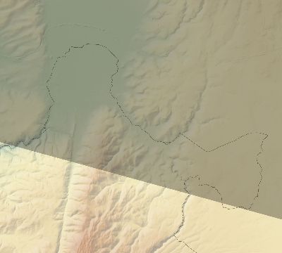 Map of the eclipse path across Lebanon on 04/18/1539