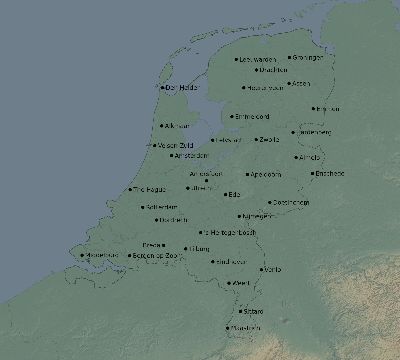 Map of the eclipse path across Netherlands on 11/12/1547
