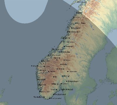 Map of the eclipse path across Norway on 11/12/1547
