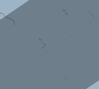 Map of the eclipse path across Kiribati on 04/28/1557