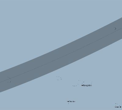 Map of the eclipse path across Marshall Islands on 02/15/1589