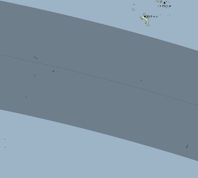 Map of the eclipse path across Seychelles on 08/11/1589