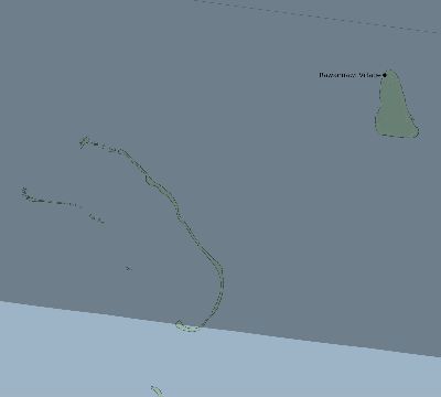 Map of the eclipse path across Kiribati on 09/22/1596