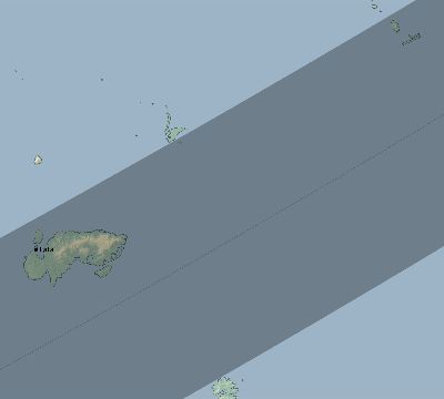 Map of the eclipse path across Solomon Islands on 03/17/1597
