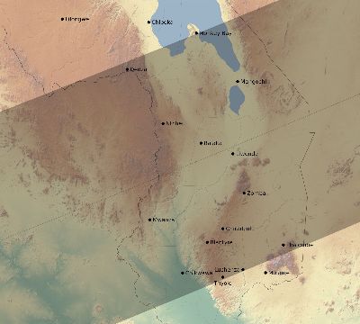 Map of the eclipse path across Malawi on 04/29/1604