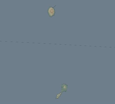Map of the eclipse path across Northern Mariana Islands on 09/22/1615