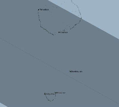 Map of the eclipse path across Maldives on 11/03/1622