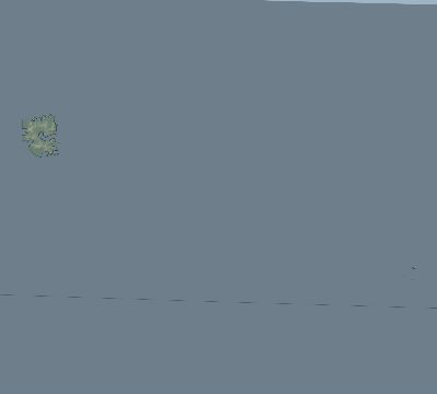 Map of the eclipse path across French Polynesia on 03/08/1644