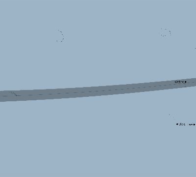 Map of the eclipse path across Marshall Islands on 10/25/1650
