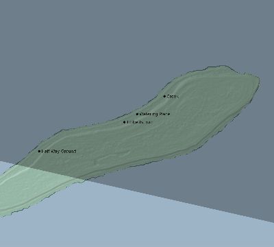 Map of the eclipse path across Cayman Islands on 10/14/1651