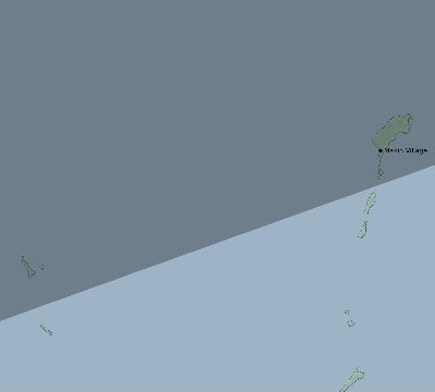 Map of the eclipse path across Kiribati on 03/20/1662