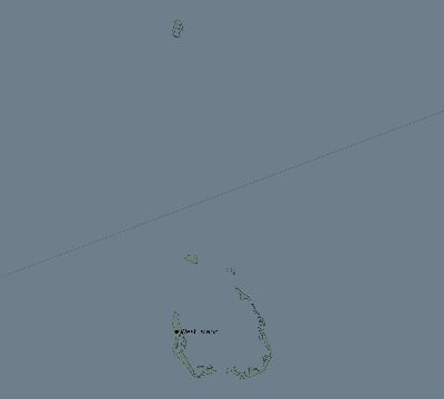 Map of the eclipse path across Cocos (Keeling) Islands on 07/24/1683
