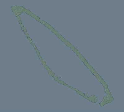 Map of the eclipse path across French Polynesia on 08/15/1719