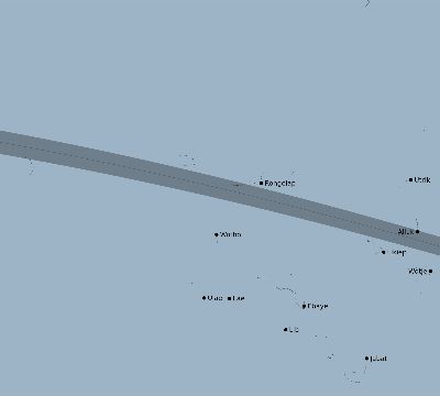 Map of the eclipse path across Marshall Islands on 06/03/1723