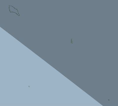 Map of the eclipse path across Kiribati on 11/27/1723